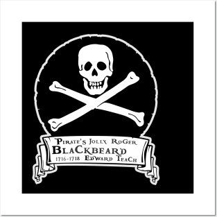 Jolly Roger - Edward Blackbeard Teach Posters and Art